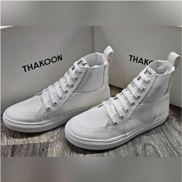 NIB Thakoon Pull On High Top Sneaker - White - Picture 4 of 11